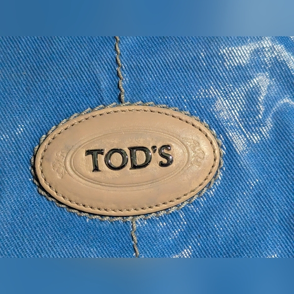 Tod's G line sacca coated canvas Tote handbag - Picture 10 of 14